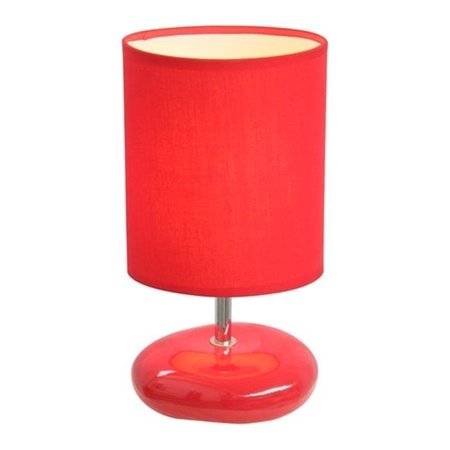 ALL THE RAGES All The Rages LT2005-RED Stonies Small Stone Look Table Lamp - Red LT2005-RED